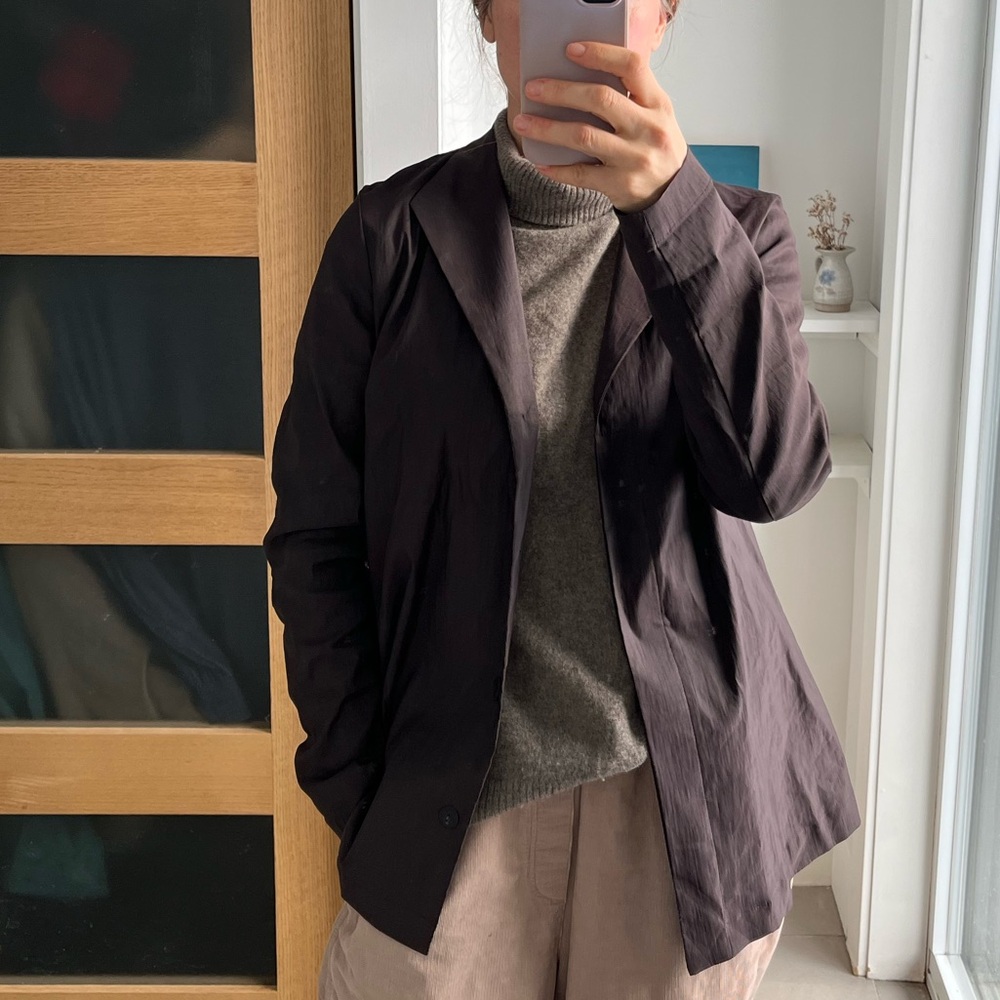 SARAH PACINI linen jacket, size large
